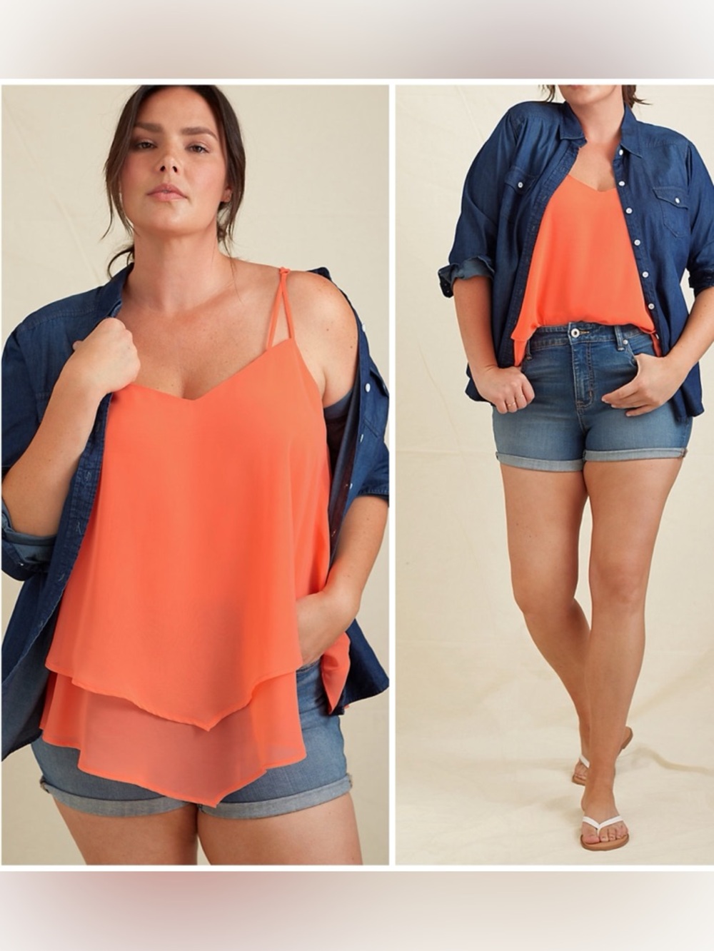 NWT Torrid double layer cami